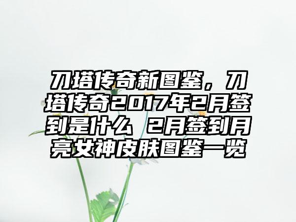 刀塔传奇新图鉴，刀塔传奇2017年2月签到是什么 2月签到月亮女神皮肤图鉴一览