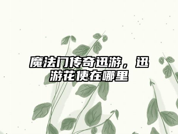 魔法门传奇迅游，迅游花使在哪里