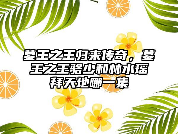 墓王之王归来传奇，墓王之王骆少和林水瑶拜天地哪一集