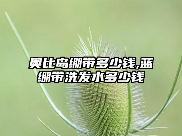 奥比岛绷带多少钱,蓝绷带洗发水多少钱