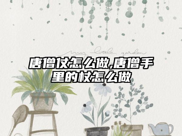 唐僧仗怎么做,唐僧手里的杖怎么做