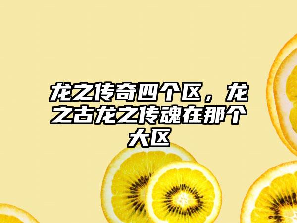 龙之传奇四个区，龙之古龙之传魂在那个大区