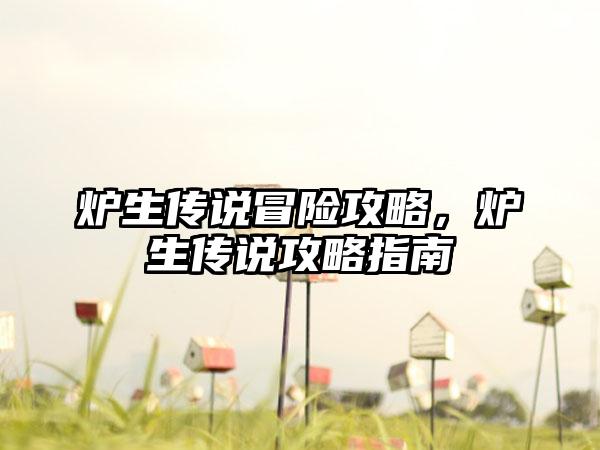 炉生传说冒险攻略，炉生传说攻略指南