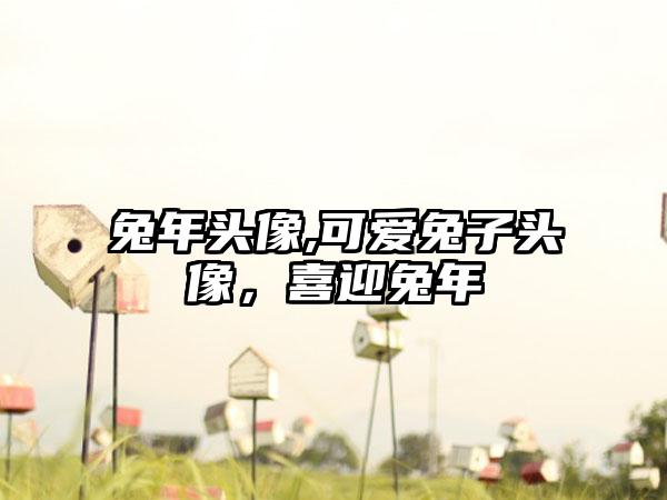 兔年头像,可爱兔子头像，喜迎兔年