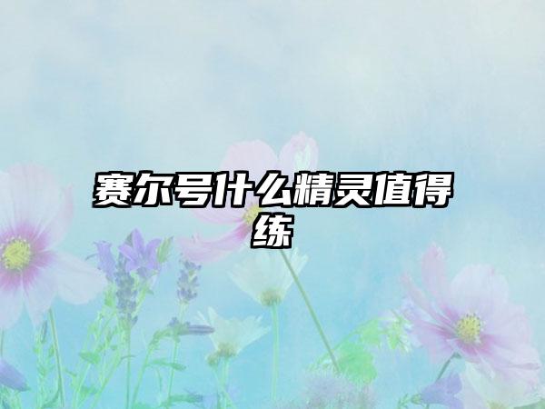 赛尔号什么精灵值得练