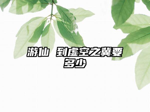 游仙 到虚空之冀要多少