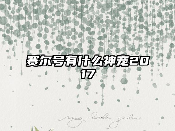 赛尔号有什么神宠2017