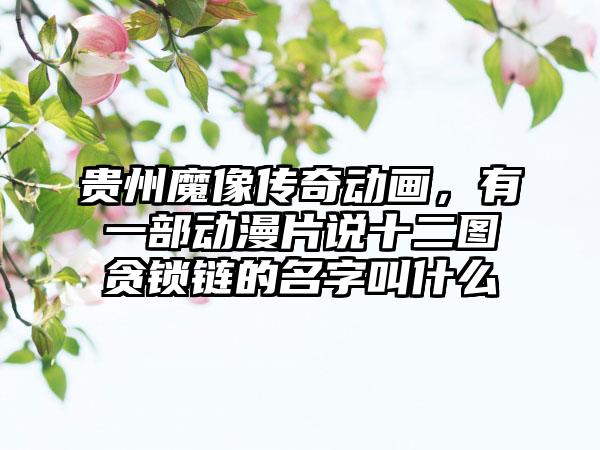 贵州魔像传奇动画，有一部动漫片说十二图贪锁链的名字叫什么