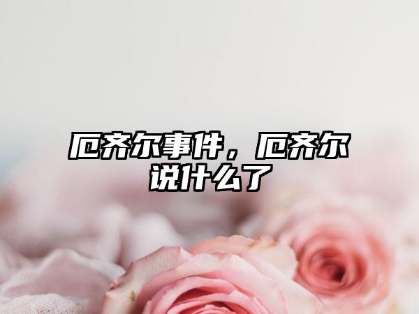厄齐尔事件，厄齐尔说什么了