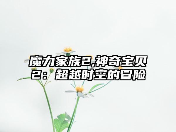 魔力家族2,神奇宝贝2：超越时空的冒险