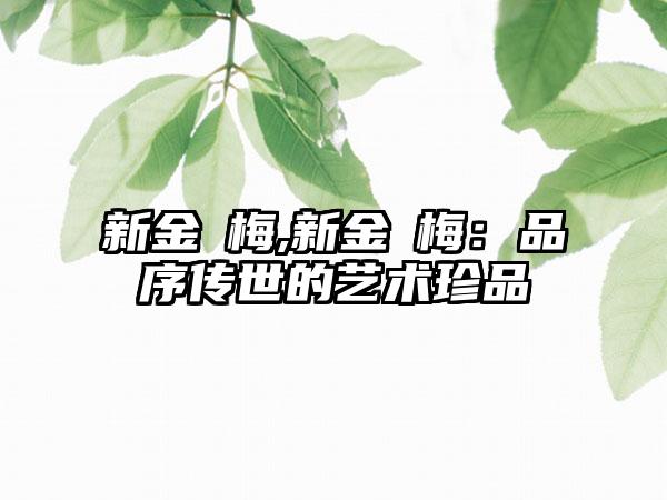 新金甁梅,新金甁梅：品序传世的艺术珍品