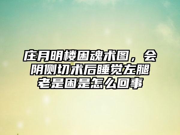 庄月明楼困魂术图，会阴侧切术后睡觉左腿老是困是怎么回事
