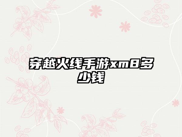 穿越火线手游xm8多少钱