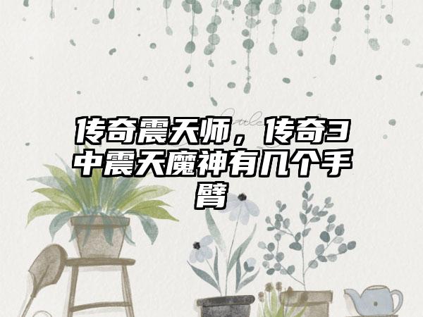 传奇震天师，传奇3中震天魔神有几个手臂