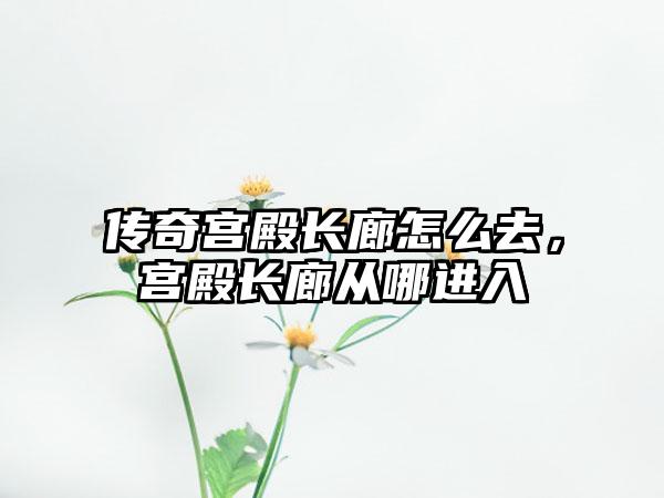 传奇宫殿长廊怎么去，宫殿长廊从哪进入
