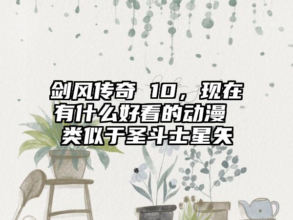 剑风传奇 10，现在有什么好看的动漫 类似于圣斗士星矢