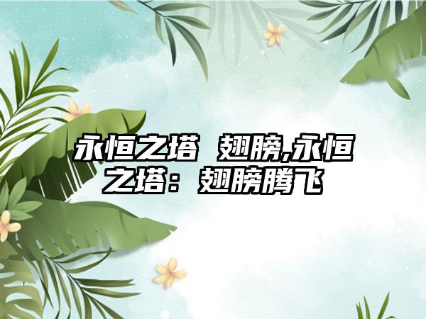 永恒之塔 翅膀,永恒之塔：翅膀腾飞