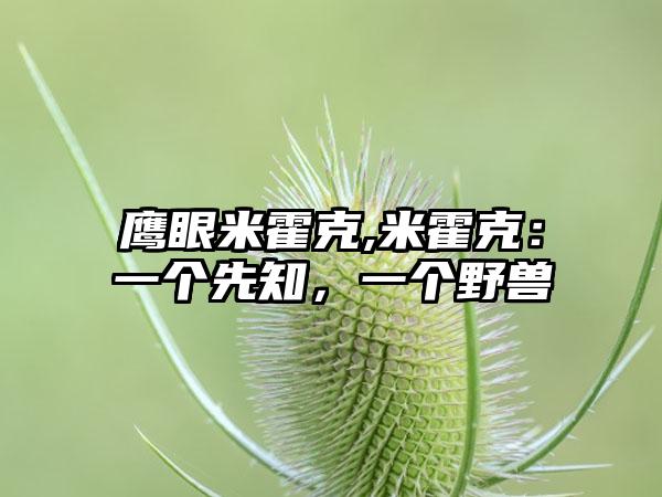 鹰眼米霍克,米霍克：一个先知，一个野兽