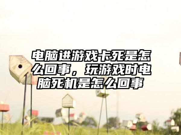 电脑进游戏卡死是怎么回事，玩游戏时电脑死机是怎么回事
