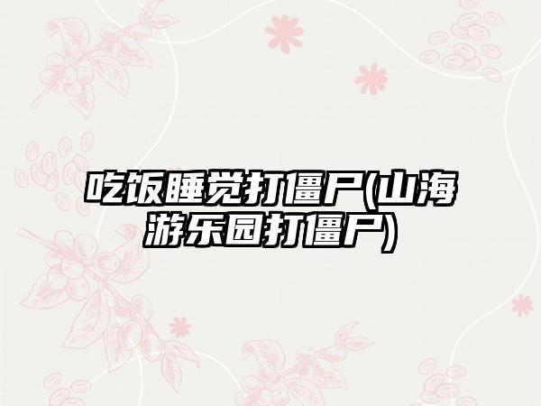 吃饭睡觉打僵尸(山海游乐园打僵尸)