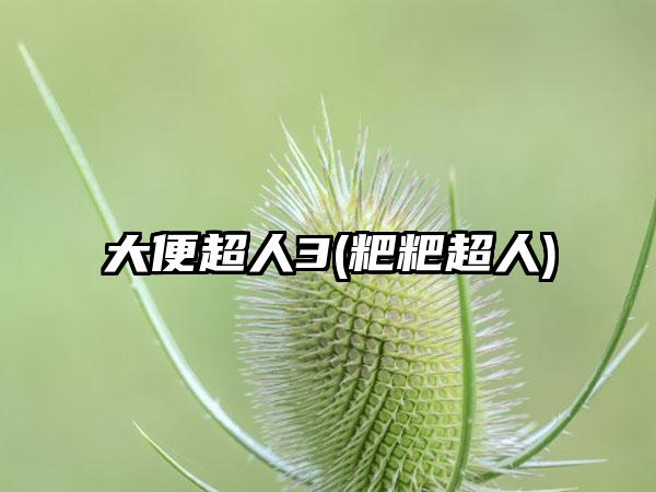 大便超人3(粑粑超人)